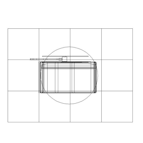 ECO-14K Sustainable Kiosk - Plan View